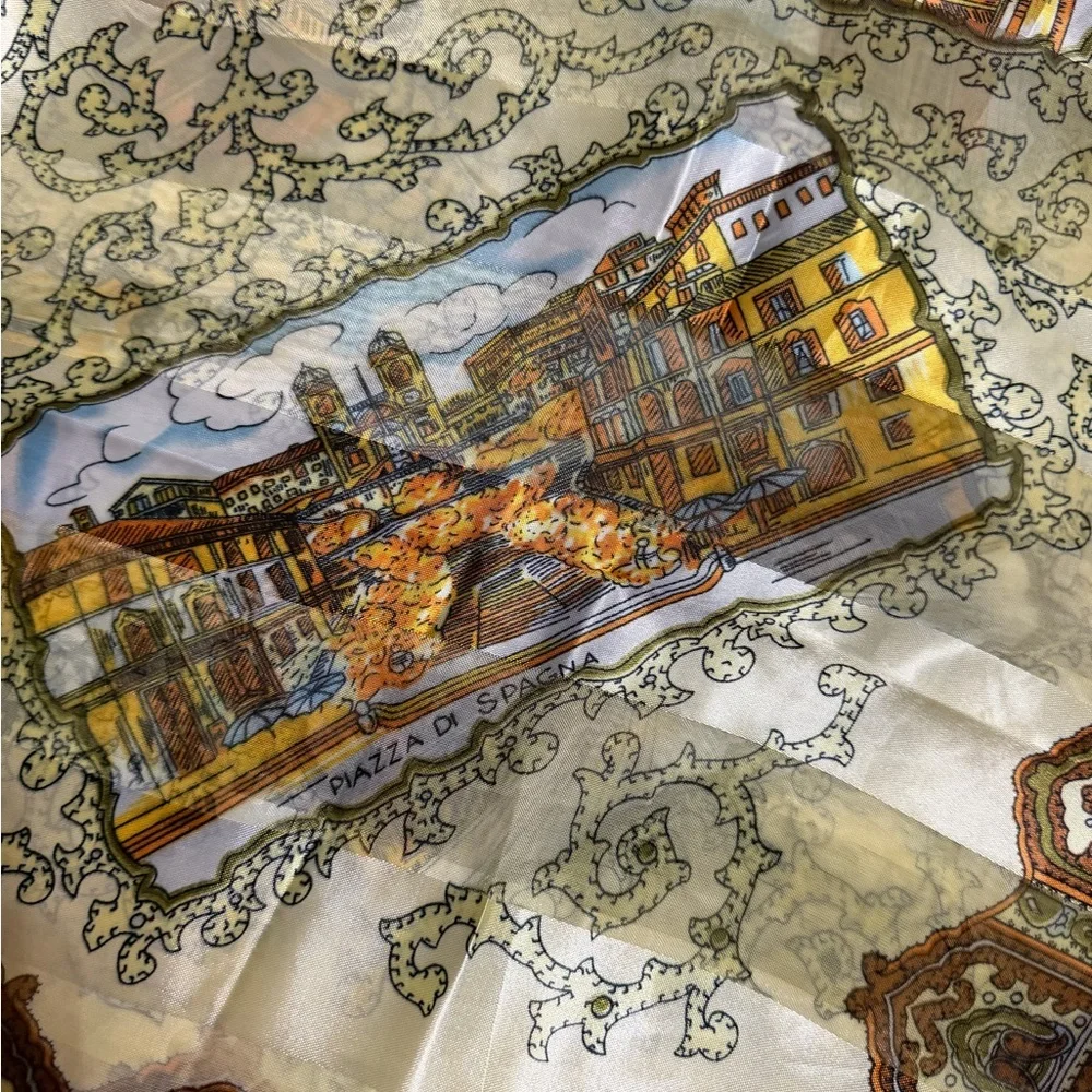 Artistic Scarf with Architectural Design new